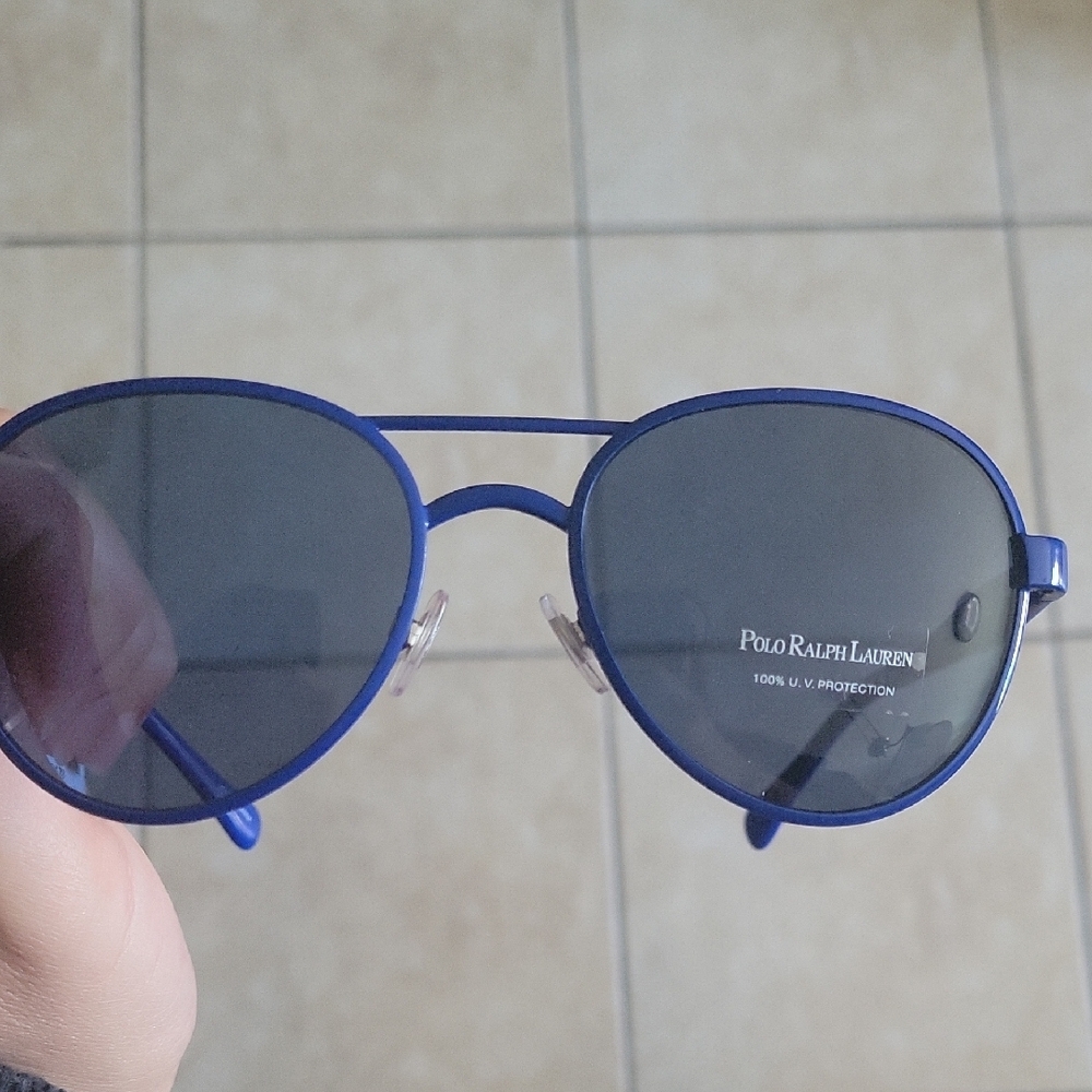 Polo Ralph Lauren Blue Aviator Sunglasses